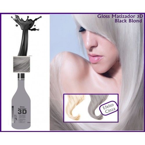 Lançamento !! Gloss Matizador 3D Black Blond - 550ML