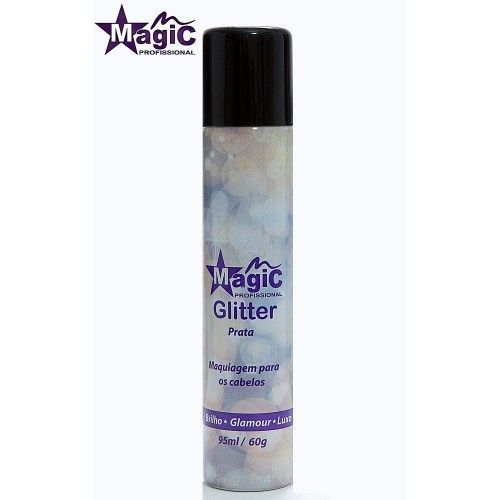Magic Color Glitter Prata 95 ml