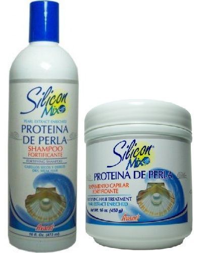 Kit Shampoo Perla 473ml + Máscara Silicon Mix 450ml Perla