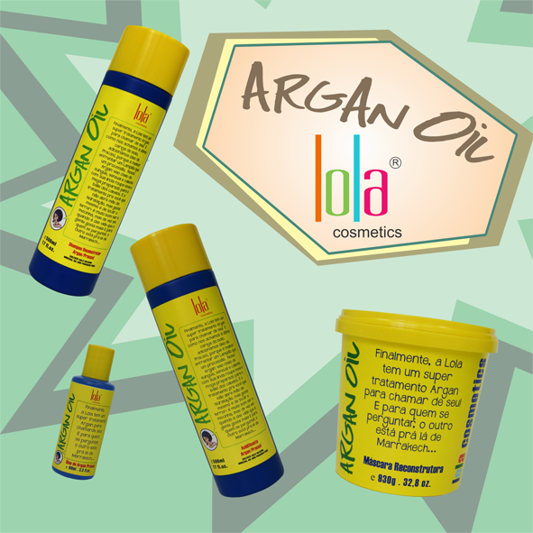 Novo Kit Argan Oil 4 Produtos Lola