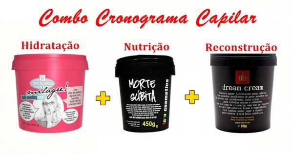 COMBO CRONOGRAMA CAPILAR LOLA COSMETICS